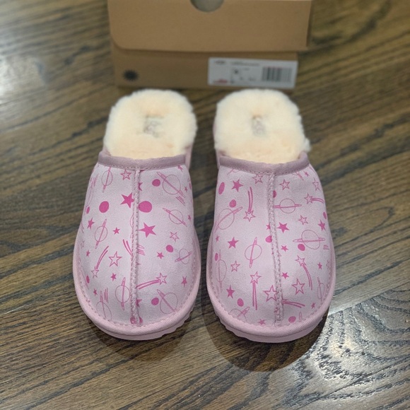 New Ugg Keegan Slide Slipper Planetary Pink Kids US Size 4 - Picture 3 of 10